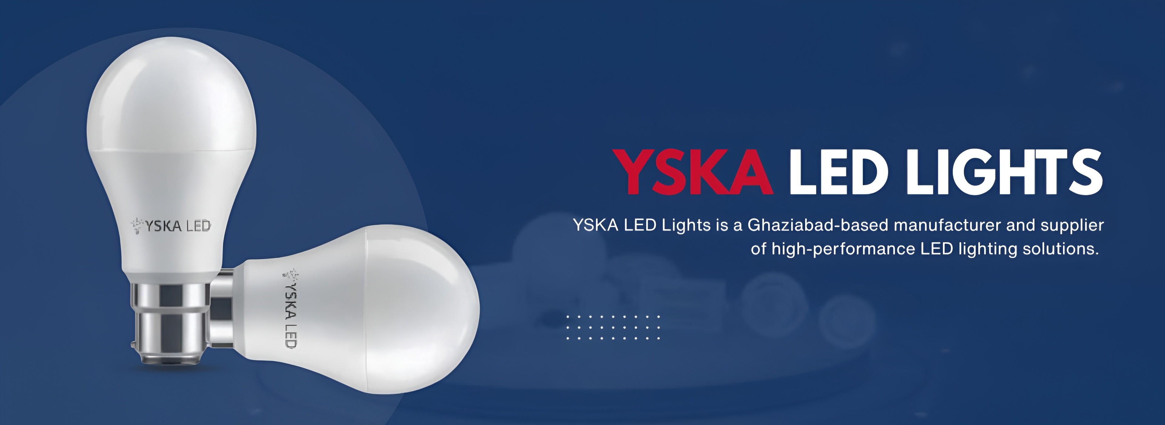 YSKA LED Lights Banner